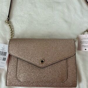 NWT Beautiful Kate Spade Crossbody Purse Rose Gold